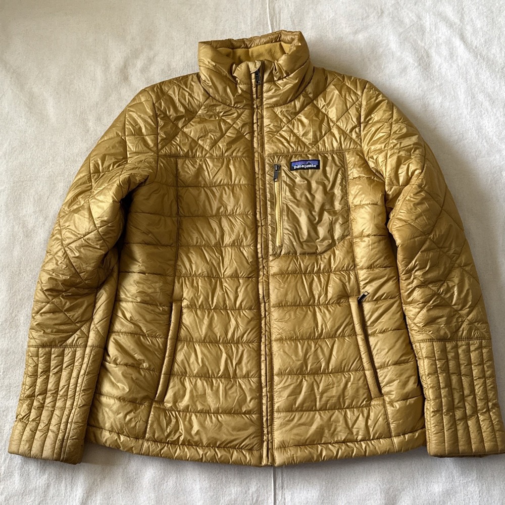 Patagonia Women's Radalie Jacket Size M Rare Gold Full Zip Puffer Outerwear